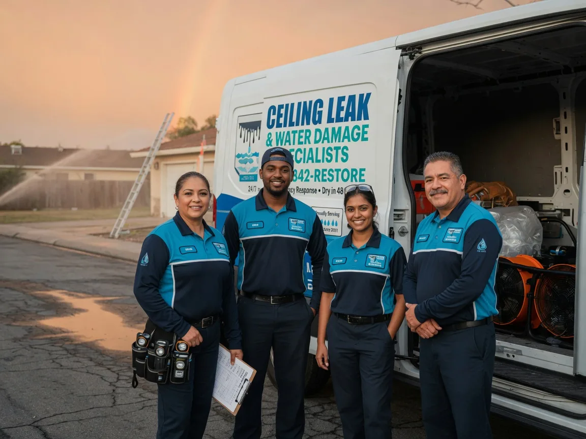 Ceiling Leak Cleanup company in New Ulm, TX